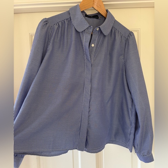 Pomander Place Puff-Sleeve Button-Down Blouse - Picture 4 of 10